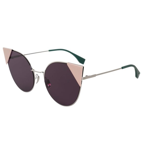 Fendi Lei Round Sunglasses FF0190S 010 OM 57